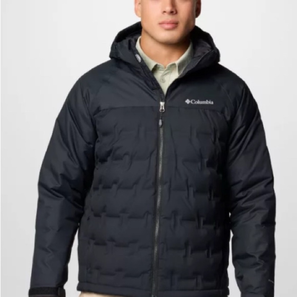 Columbia Black Puffer Jacket Insulated Quilted Design